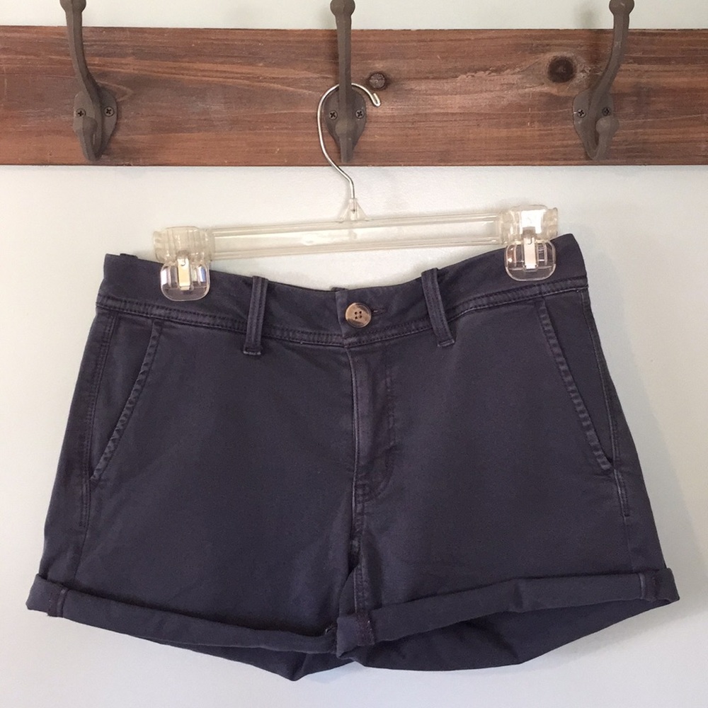 American Eagle midi super stretch X blue shorts
